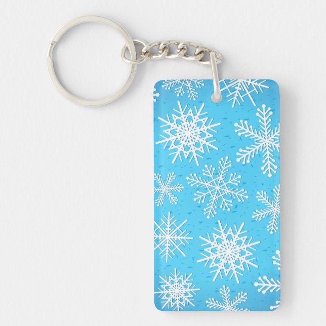 Snowflakes, keychain (Front)