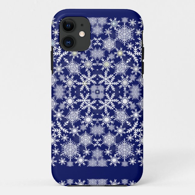 Snowflakes Lace Case-Mate iPhone Case (Back)