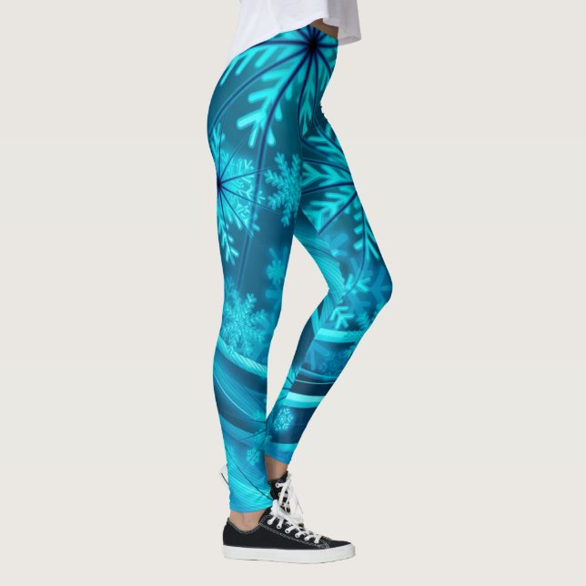 Snowflakes Leggings (Right)