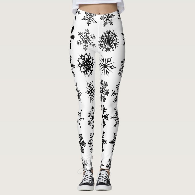 Snowflakes Leggings (Front)