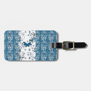 Snowflakes  luggage tag