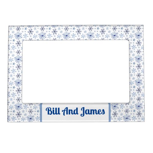 Snowflakes Magnetic Frame