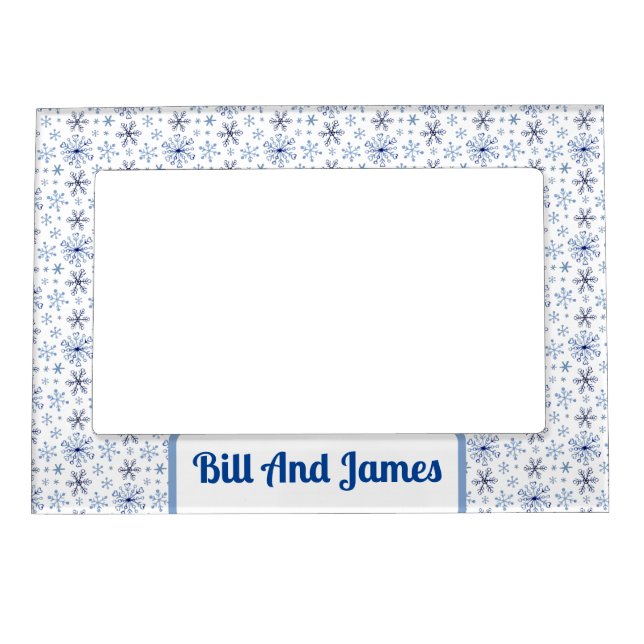 Snowflakes Magnetic Frame (Front)