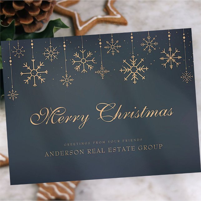 Snowflakes | Merry Christmas Greetings Postcard (Creator Uploaded)