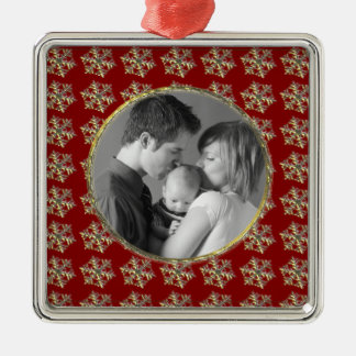 Snowflakes Metal Ornament