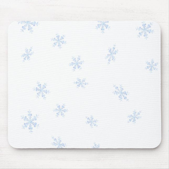 Snowflakes Mouse Pad (Front)