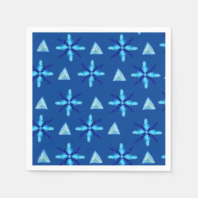 Snowflakes  napkins (Front)