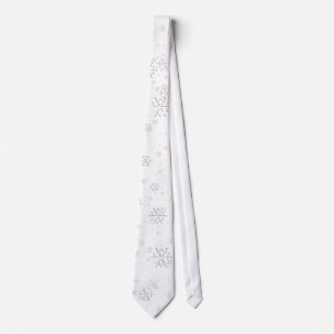 Snowflakes Neck Tie