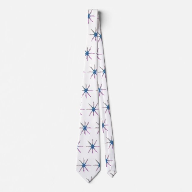 Snowflakes Neck Tie (Front)