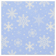 Snowflakes on Ice Blue