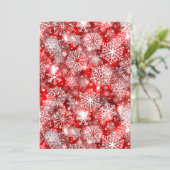 Snowflakes on red (Standing Front)