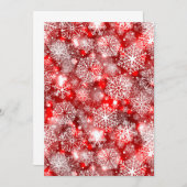 Snowflakes on red (Front/Back)