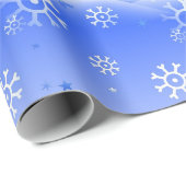 Snowflakes on the Hills Wrapping Paper (Roll Corner)