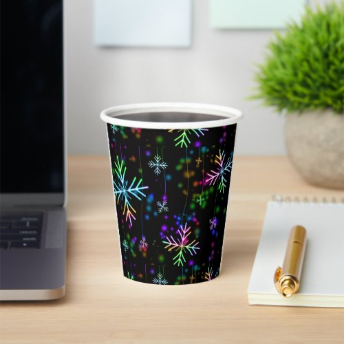 Snowflakes  paper cups