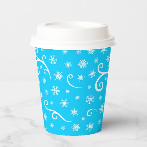Snowflakes Paper Cups