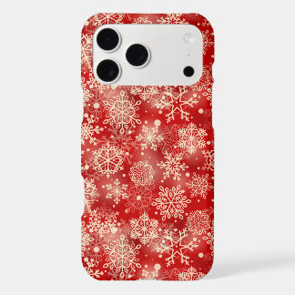 Snowflakes pattern iPhone 17 pro max case