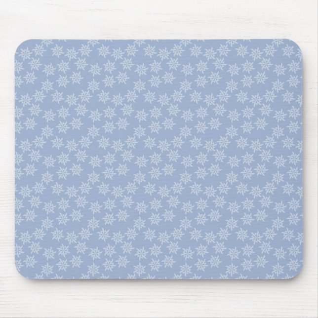 Snowflakes Pattern Mouse Pad (Front)