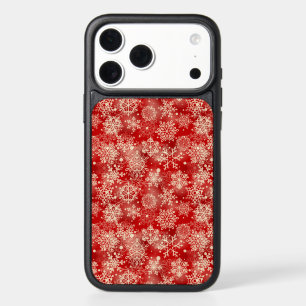 Snowflakes pattern iPhone 17 pro max case