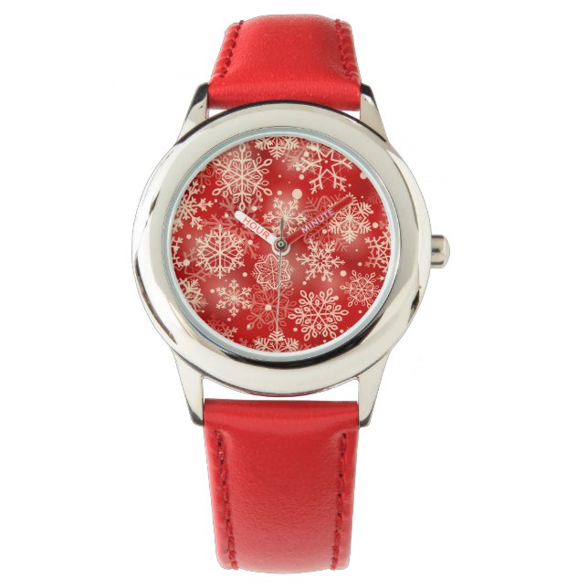 Snowflakes pattern watch (Front)
