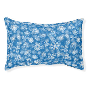 Snowflakes pet bed