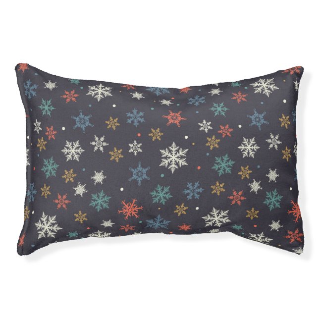 Snowflakes Pet Bed (Front)