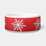Snowflakes Pet Bowl<br><div class="desc">Snowflakes Pet Bowl</div>
