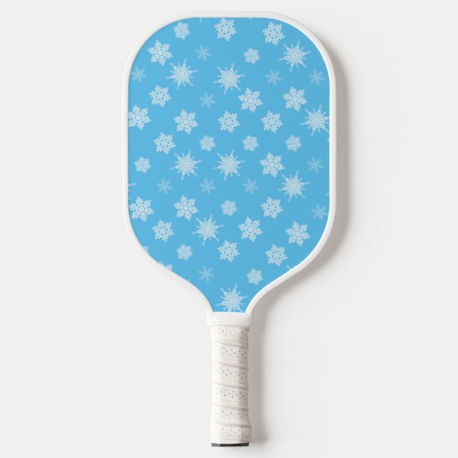 Snowflakes Pickleball Paddle (Front)