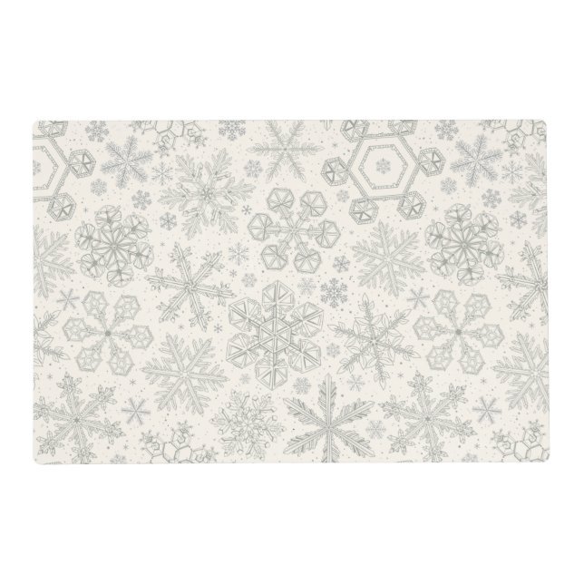 Snowflakes Placemat (Front)