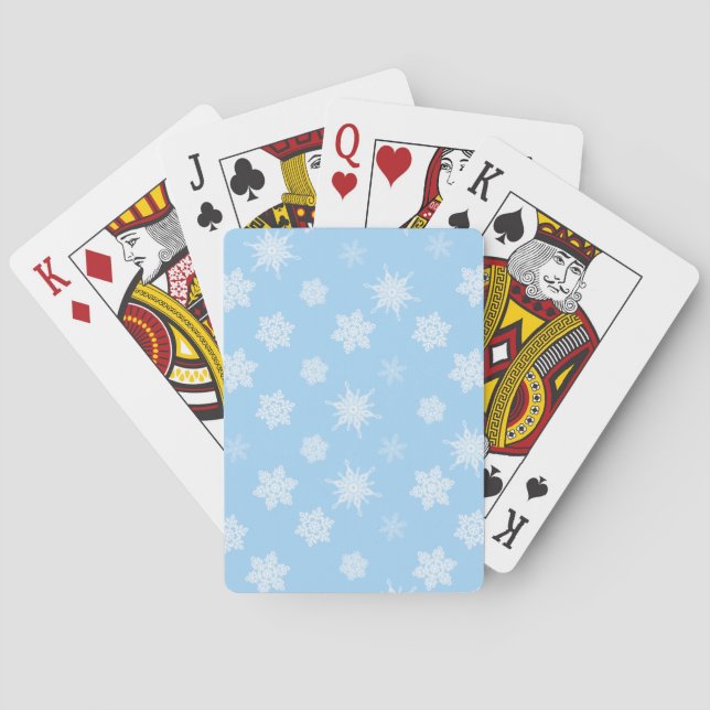 Snowflakes Poker Cards (Back)