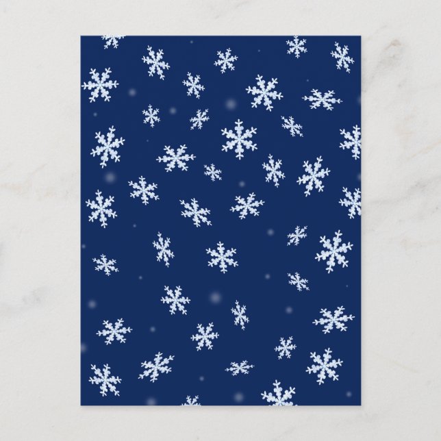 Snowflakes Postcard (Front)