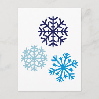 Snowflakes Postcard