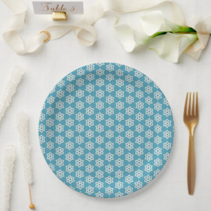 Snowflakes pp1 paper plates