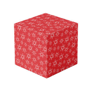 Snowflakes, Red and White Snowflakes, Snow Cube
