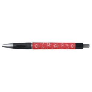 Snowflakes, Red and White Snowflakes, Snow Pen