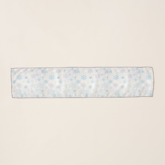 Snowflakes Scarf (Front (Horizontal))