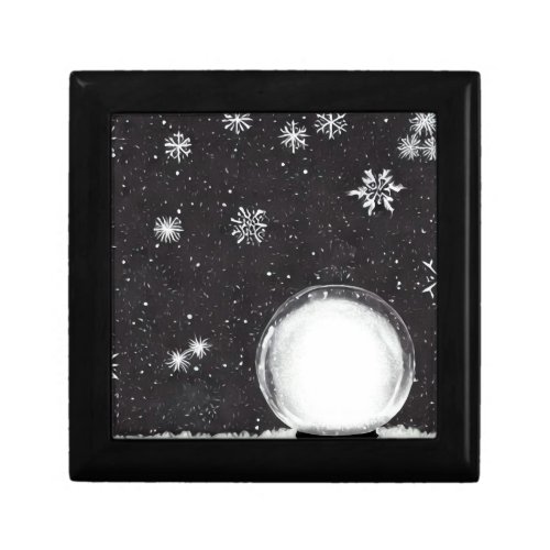 Snowflakes  Snow Globe Gift Box