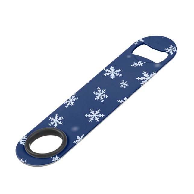 Snowflakes Speed Bottle Opener (Front Angled)