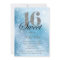 Snowflakes Sweet 16 Winter Wonderland Invitation