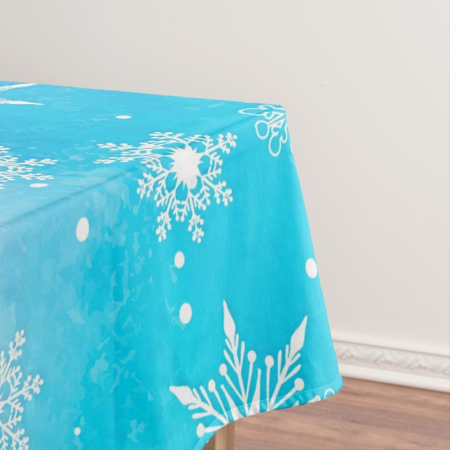 Snowflakes Tablecloth (In Situ)