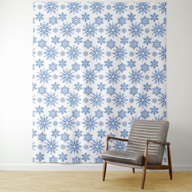 Snowflakes Tapestry (In Situ)