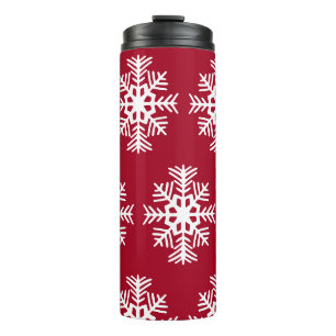 Snowflakes Thermal Coffee Tumbler