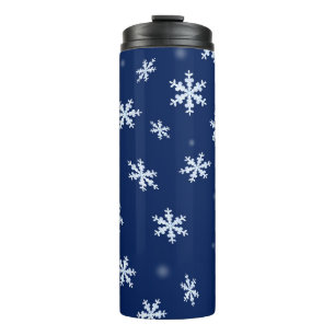 Snowflakes Thermal Tumbler
