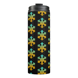 Snowflakes Thermal Tumbler