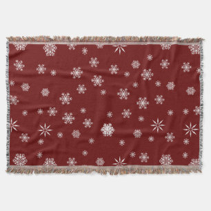 Snowflakes Throw Blanket