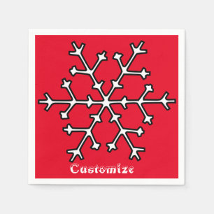 Snowflakes Thunder_Cove Napkins