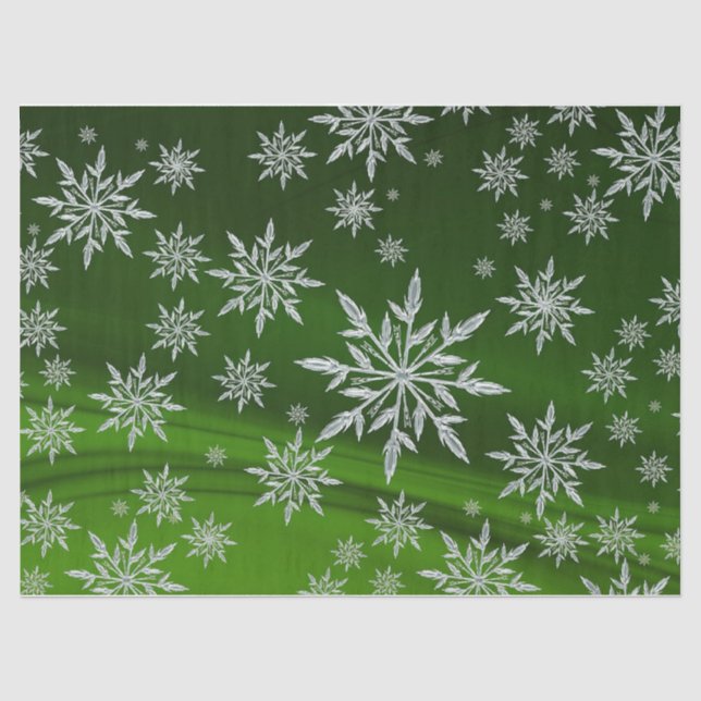 Snowflakes Tissue Paper (Front)