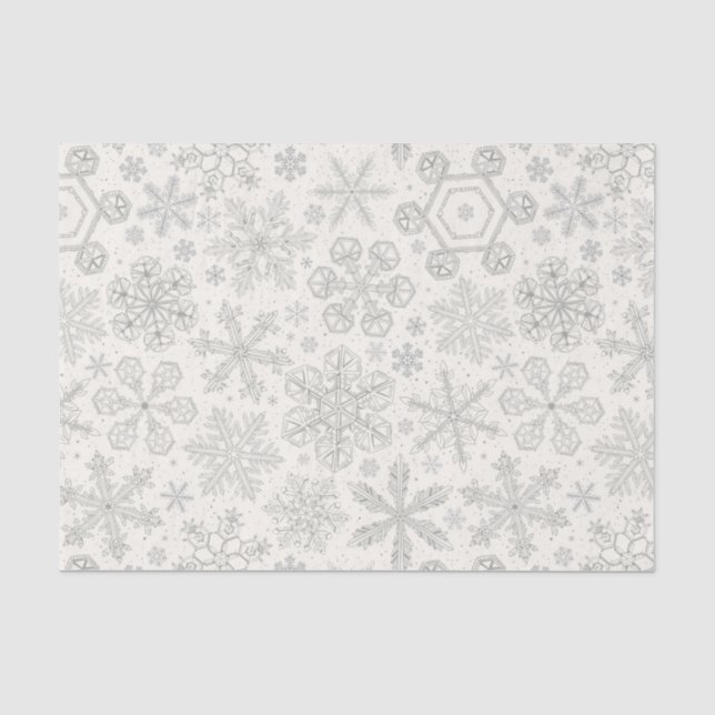 Snowflakes Tissue Paper (Front)
