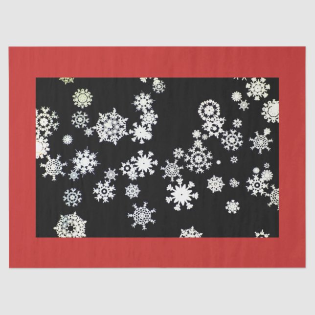 SNOWFLAKES Tissue Paper (Front)