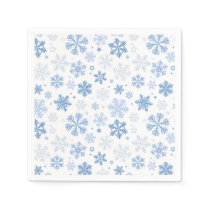 Snowflakes Trendy Winter  Napkins