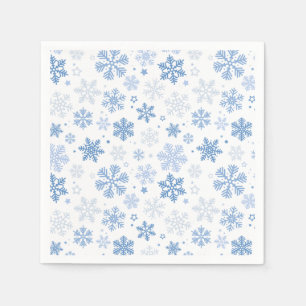 Snowflakes Trendy Winter Napkins